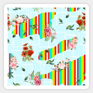 Colorful flowers Magnet